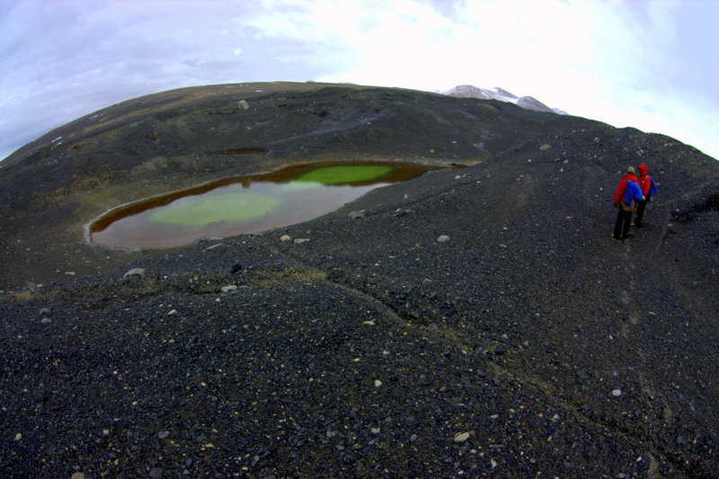 pond & terrain on Cape Chocolate