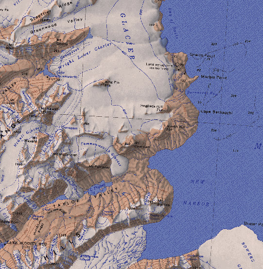 Marble Point map