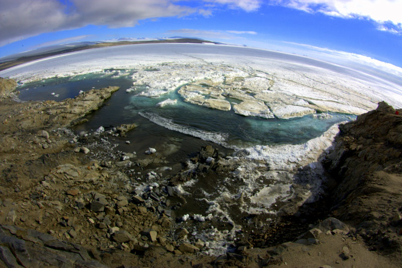 sea ice at Marble Point