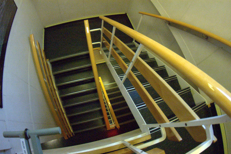 Oden's central staircase