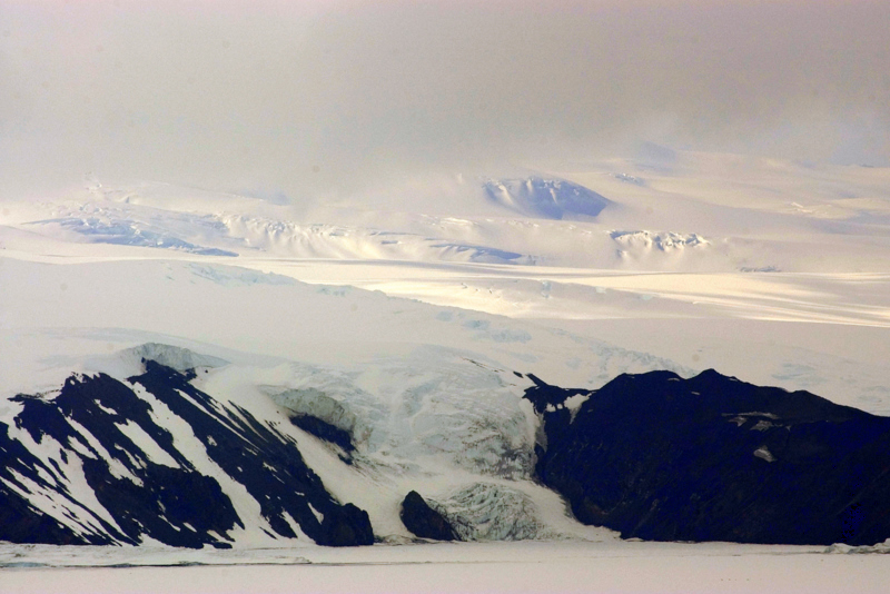 view east from Tent Island