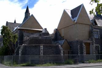 Christchurch damaged school